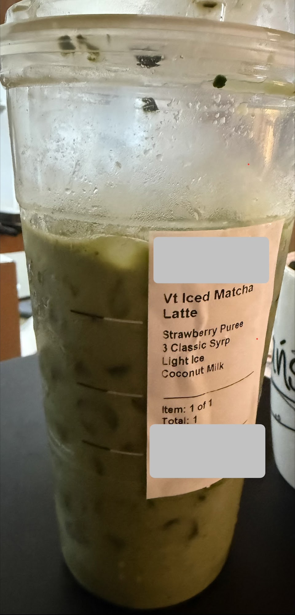 Starbucks Menu