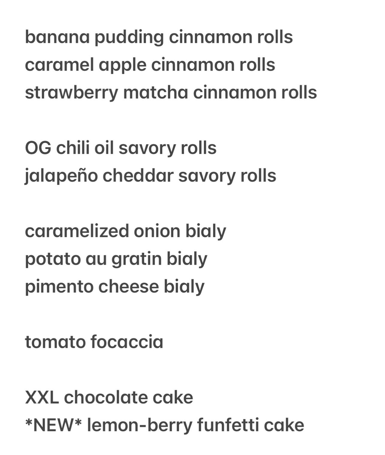 Vegan Epicurist Menu