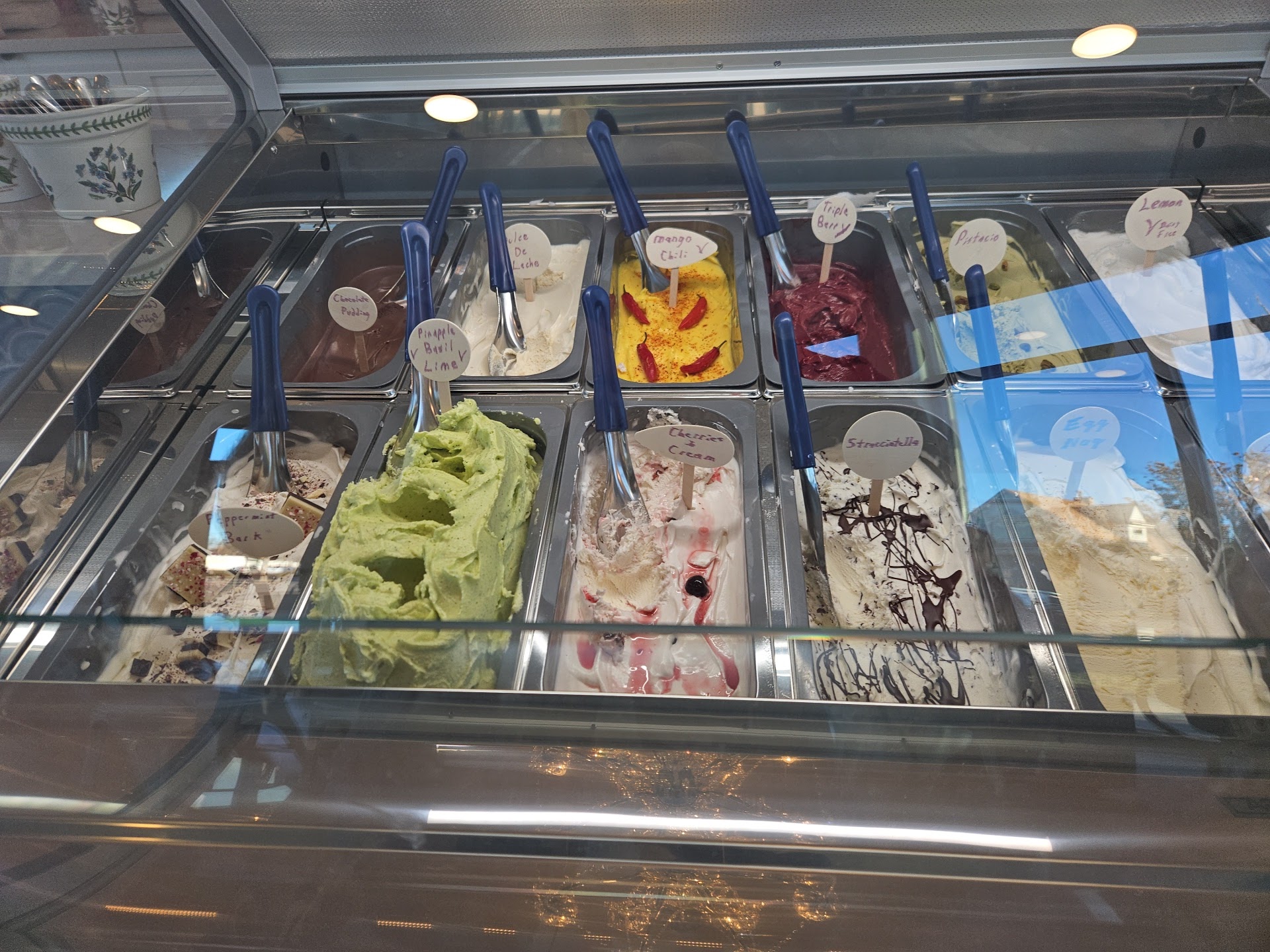 Thick's Gelato & Chocolates Menu