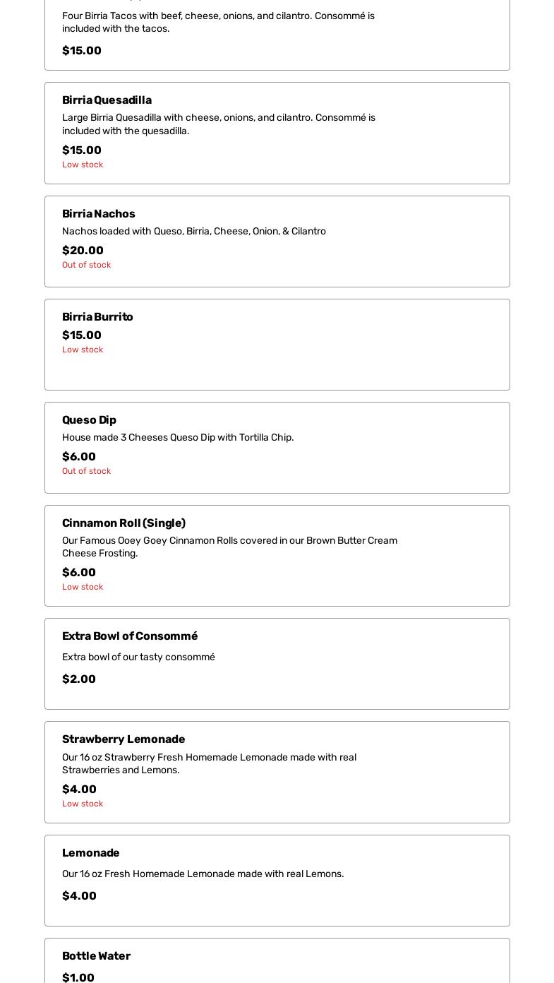 Cooking With A Crown Menu