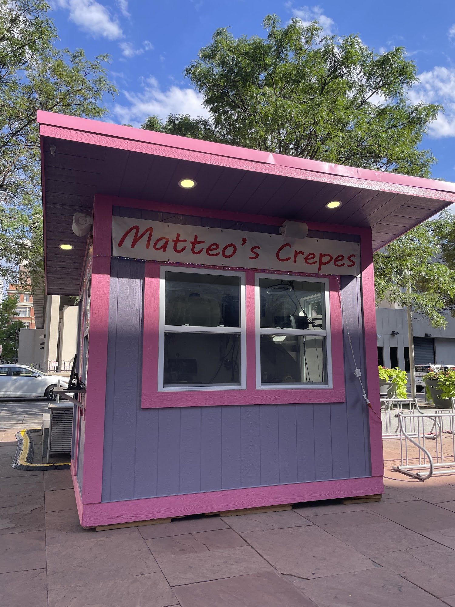 Matteo's Crêpes Menu