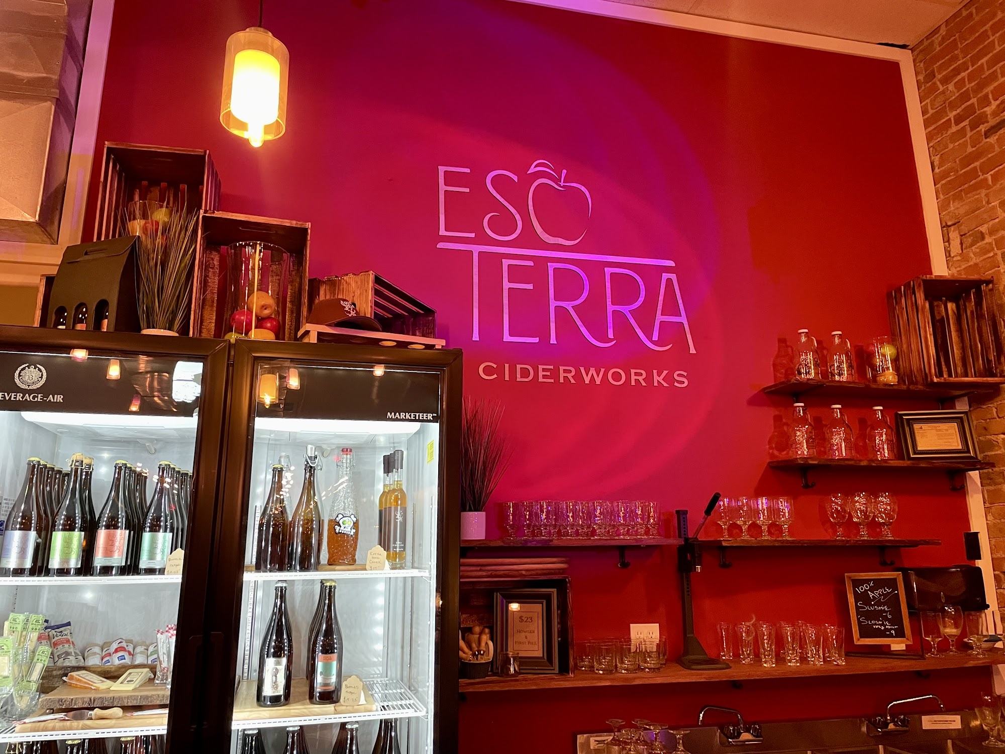 EsoTerra Ciderworks Menu