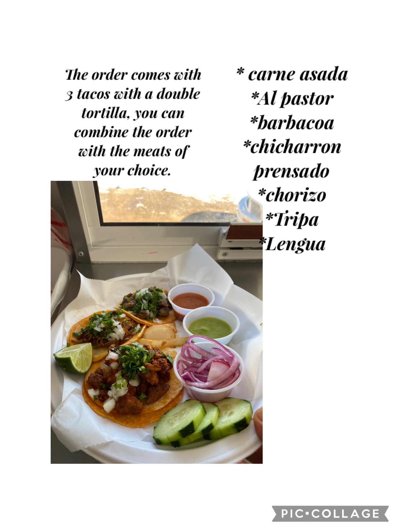 Taqueria La Costa Menu