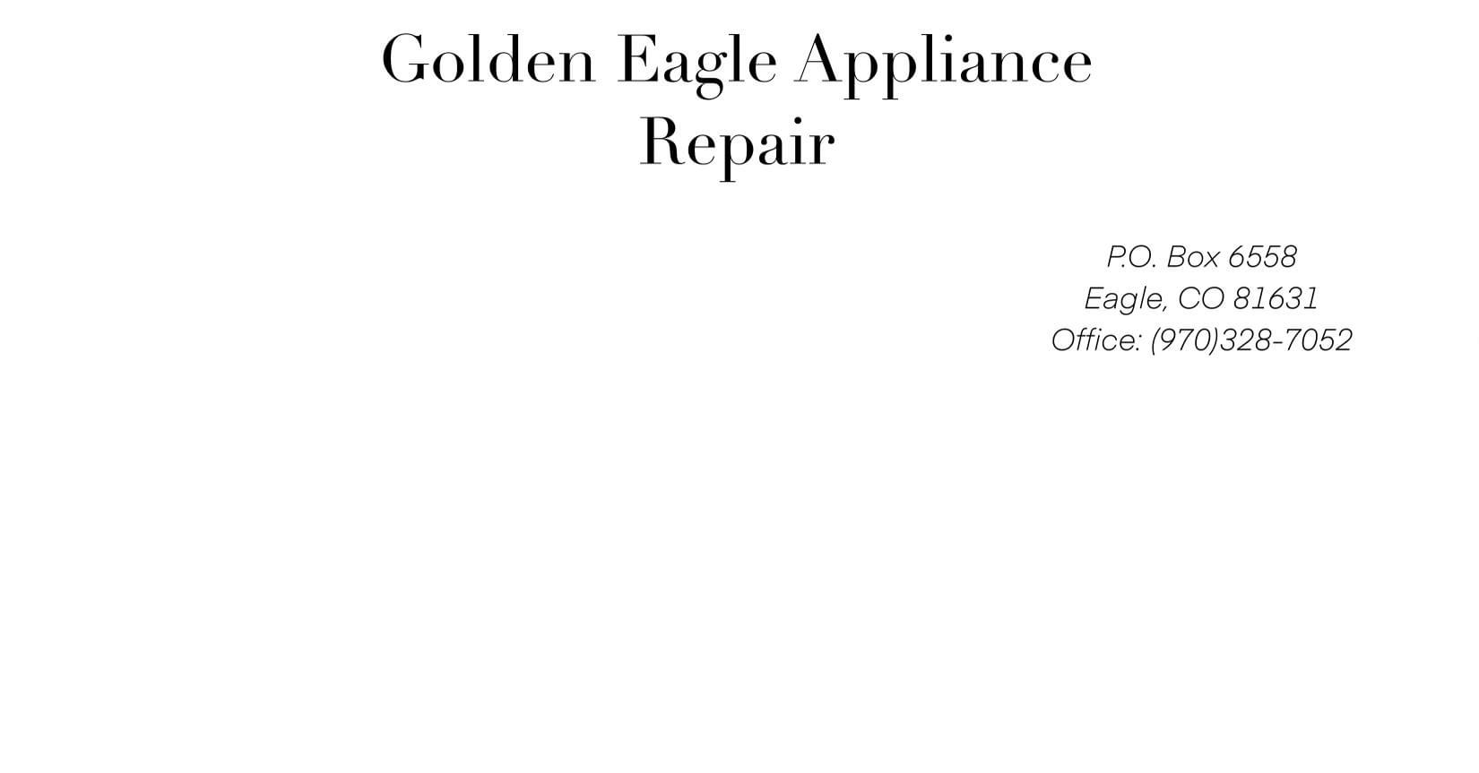 Eagle Appliance Repair
