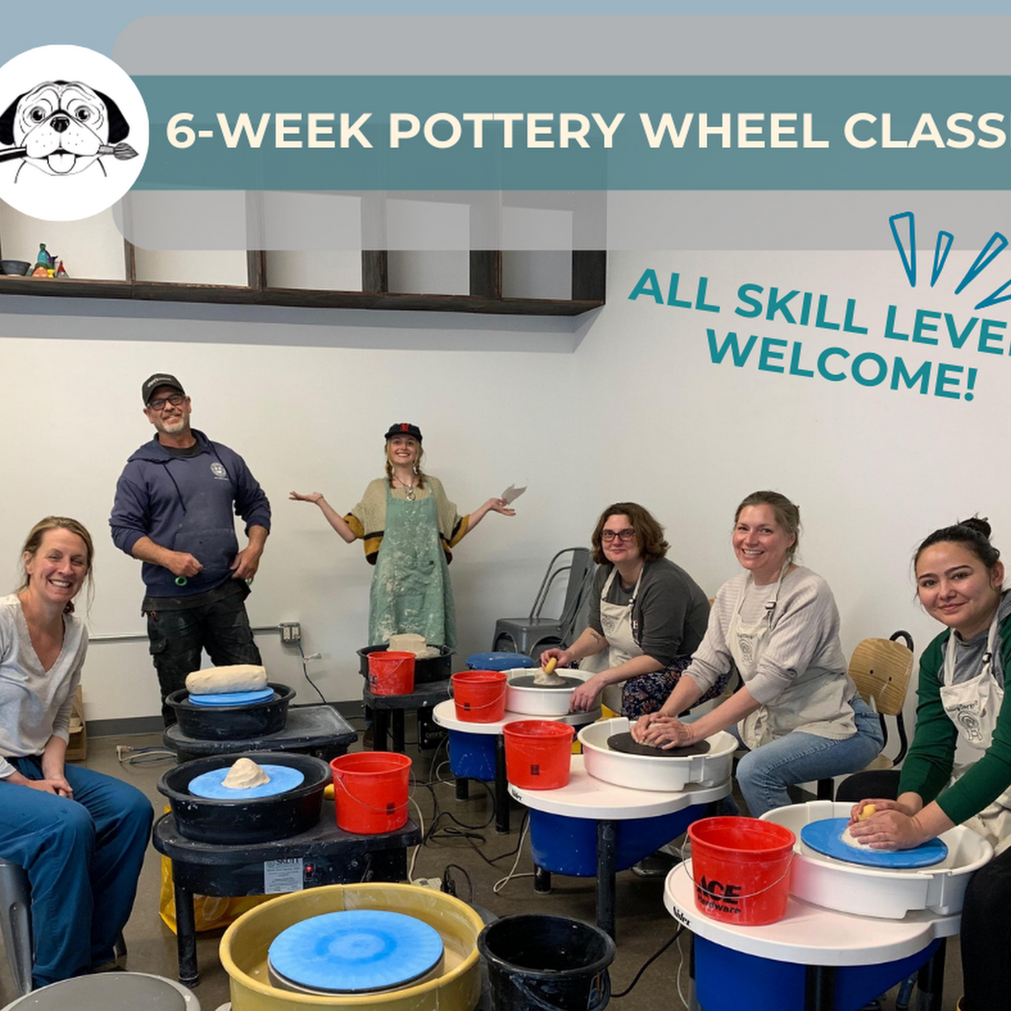 Dewey Dabbles in Art Eagle