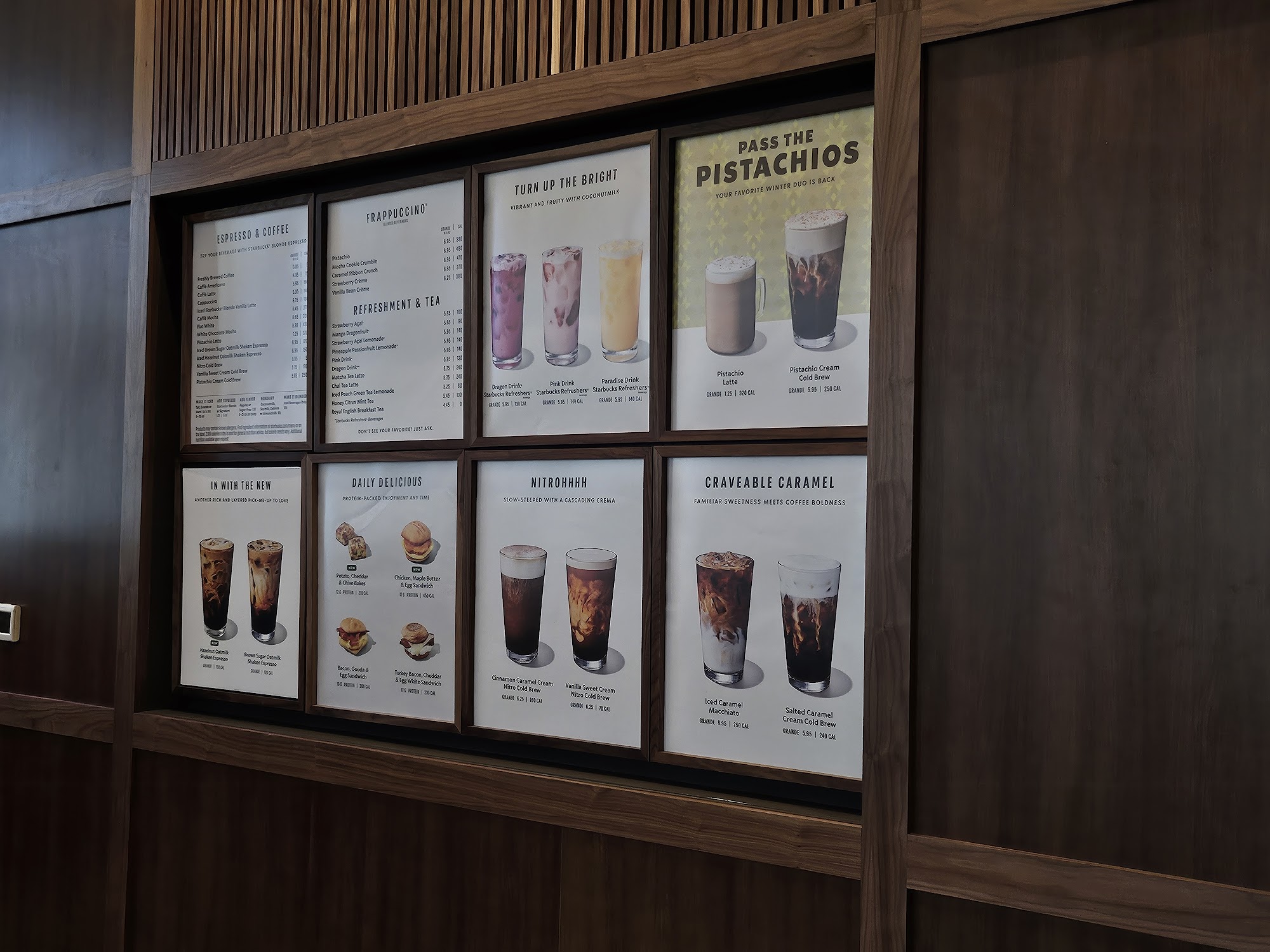 Starbucks Menu