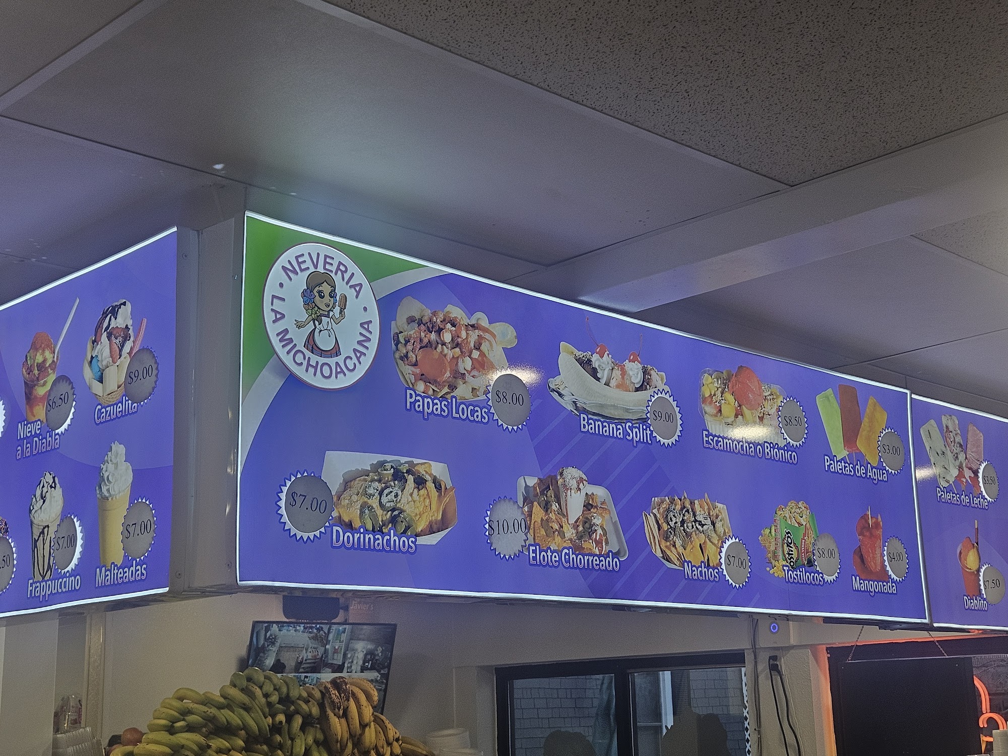 La michoacana Menu