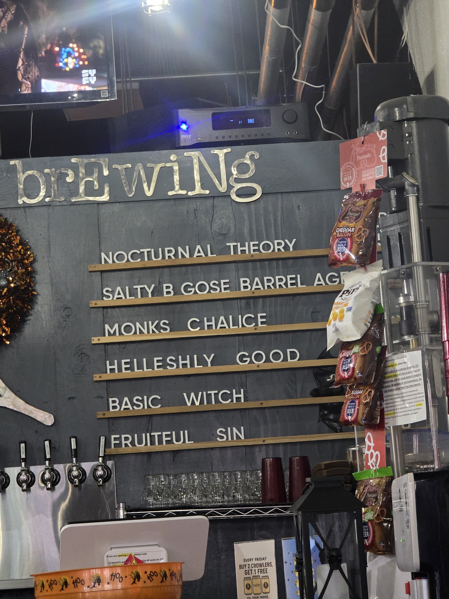 Mad Macks Brewery Menu