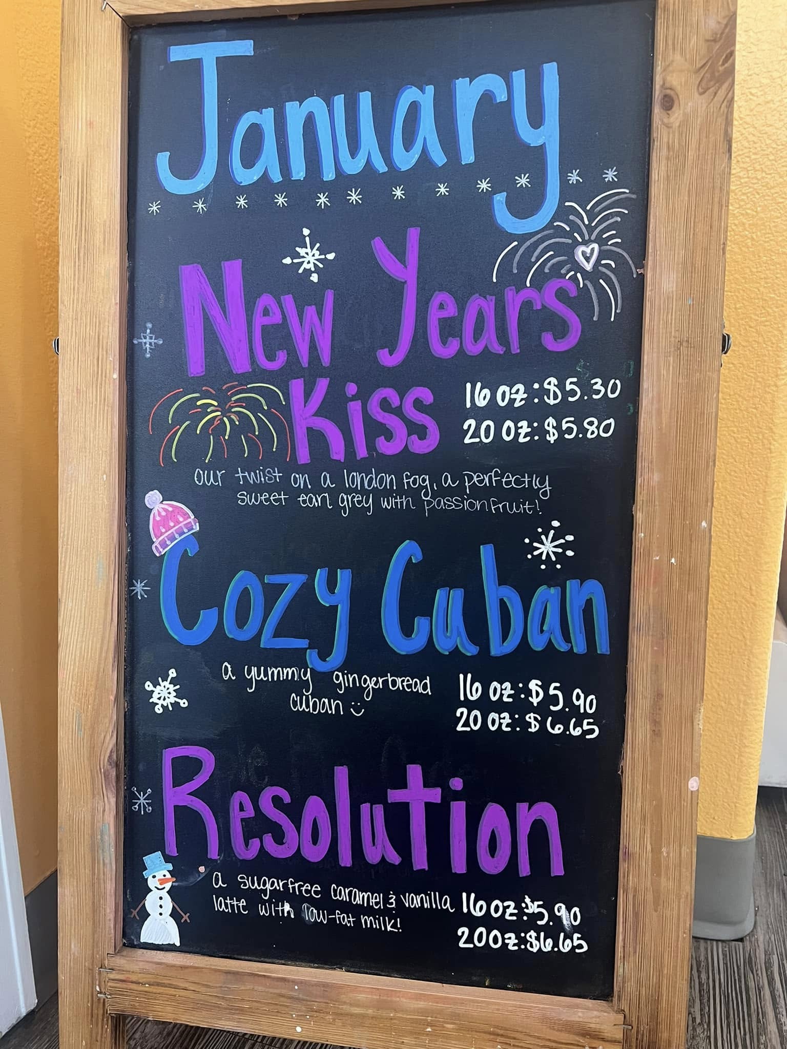 Junction Sweets Menu