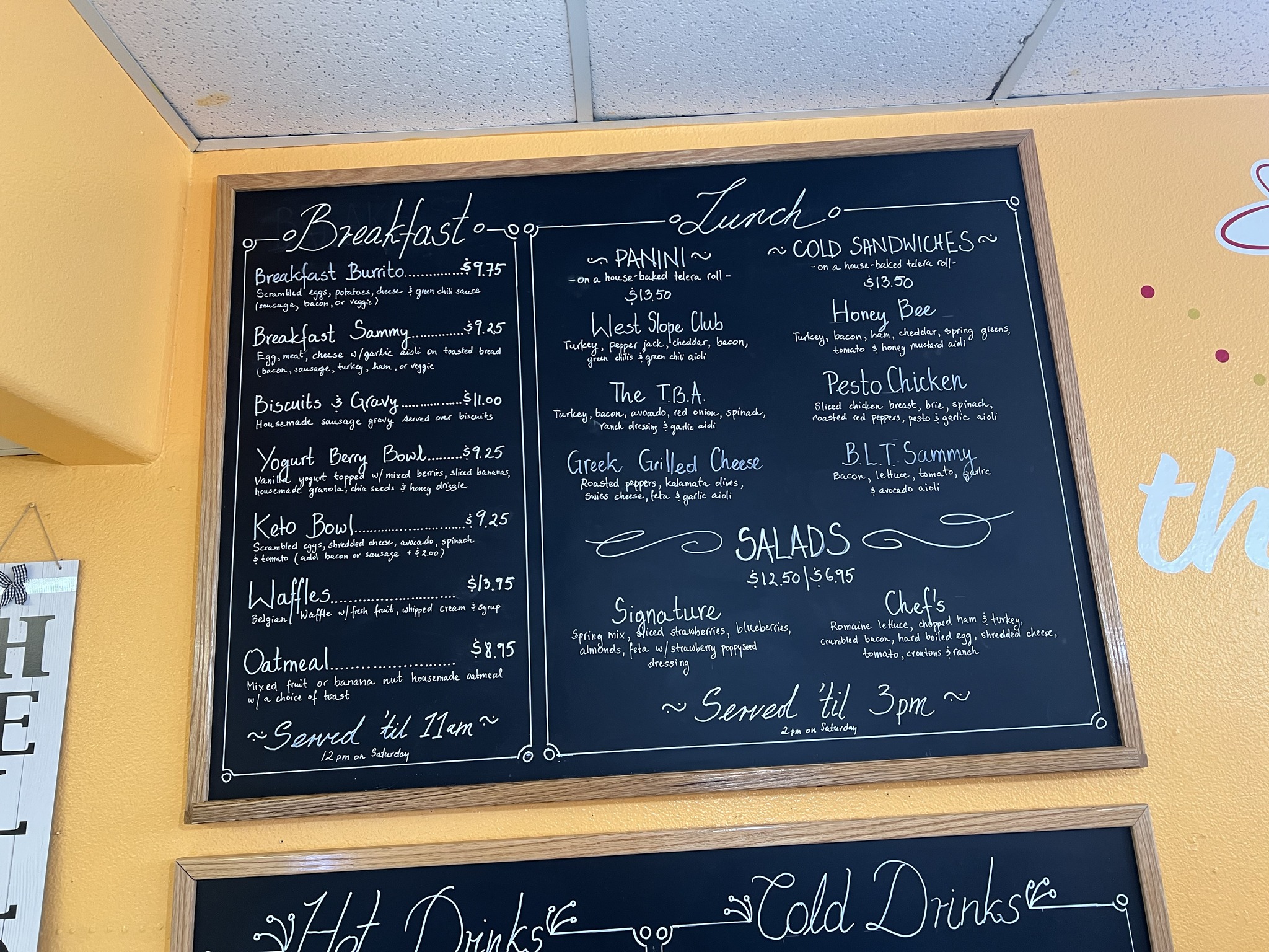 Junction Sweets Menu