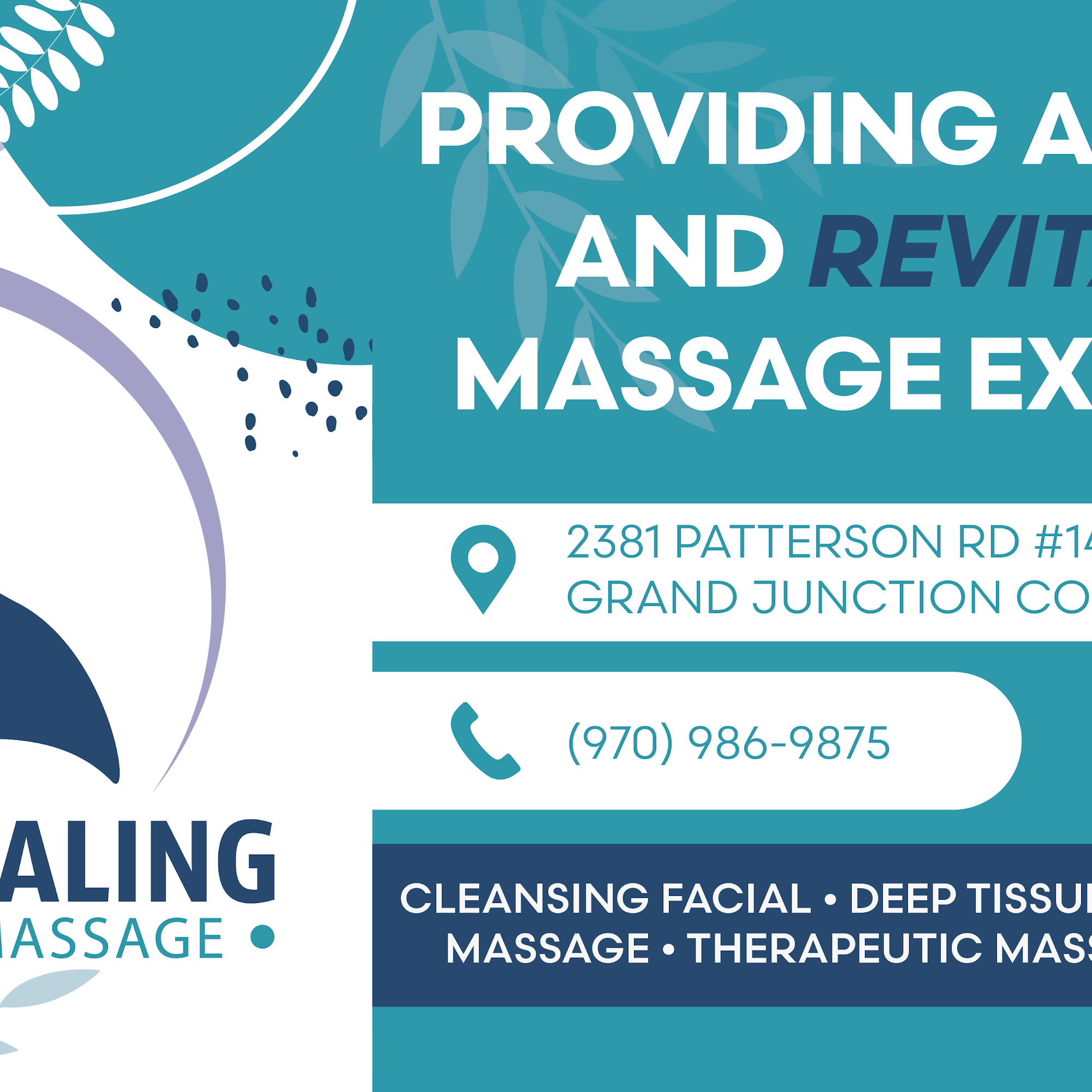 Native Healing Therapeutic Massage 2381 Patterson Rd Unit 141, Grand Junction, CO 81505