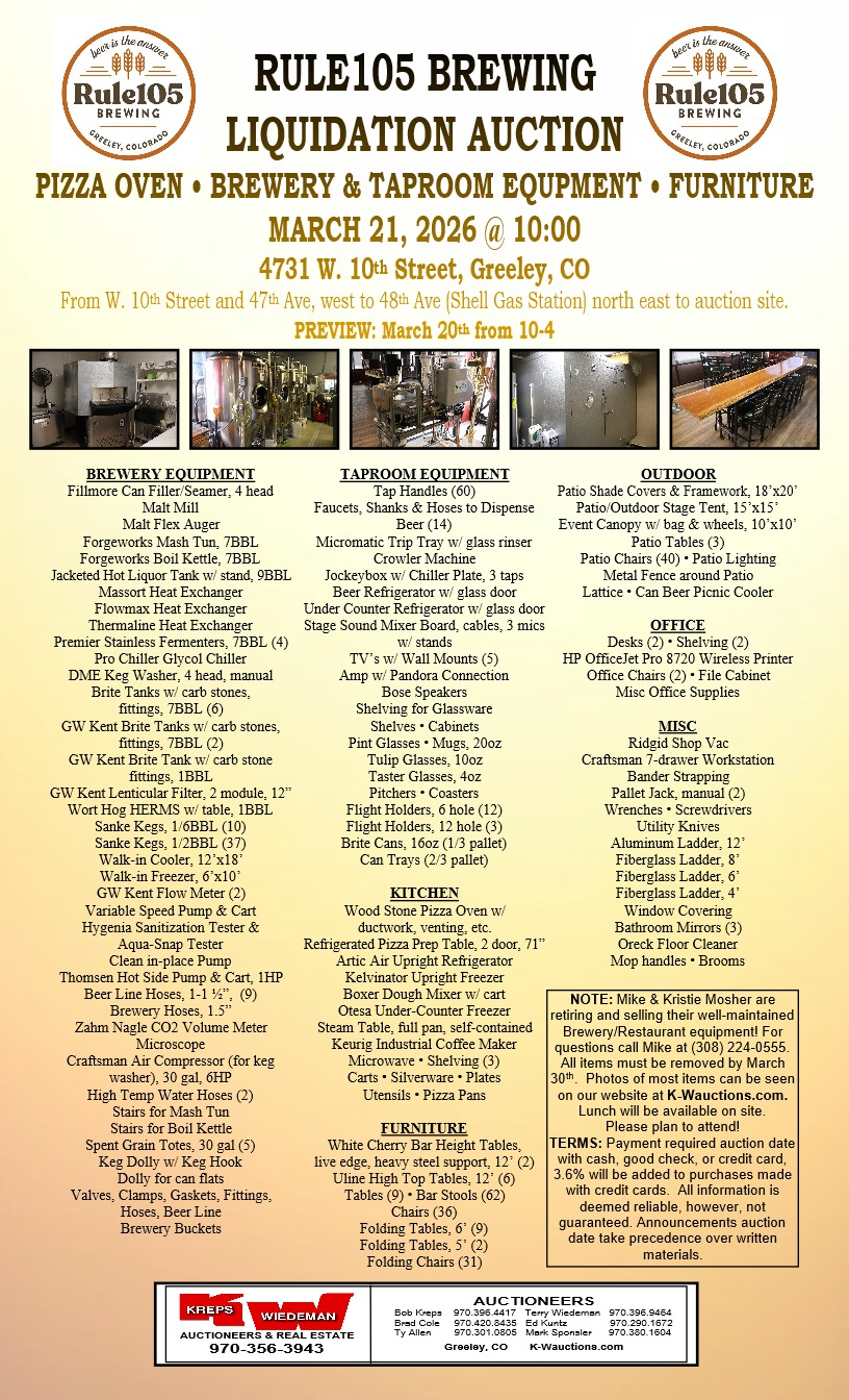 Rule105 Brewing Greeley