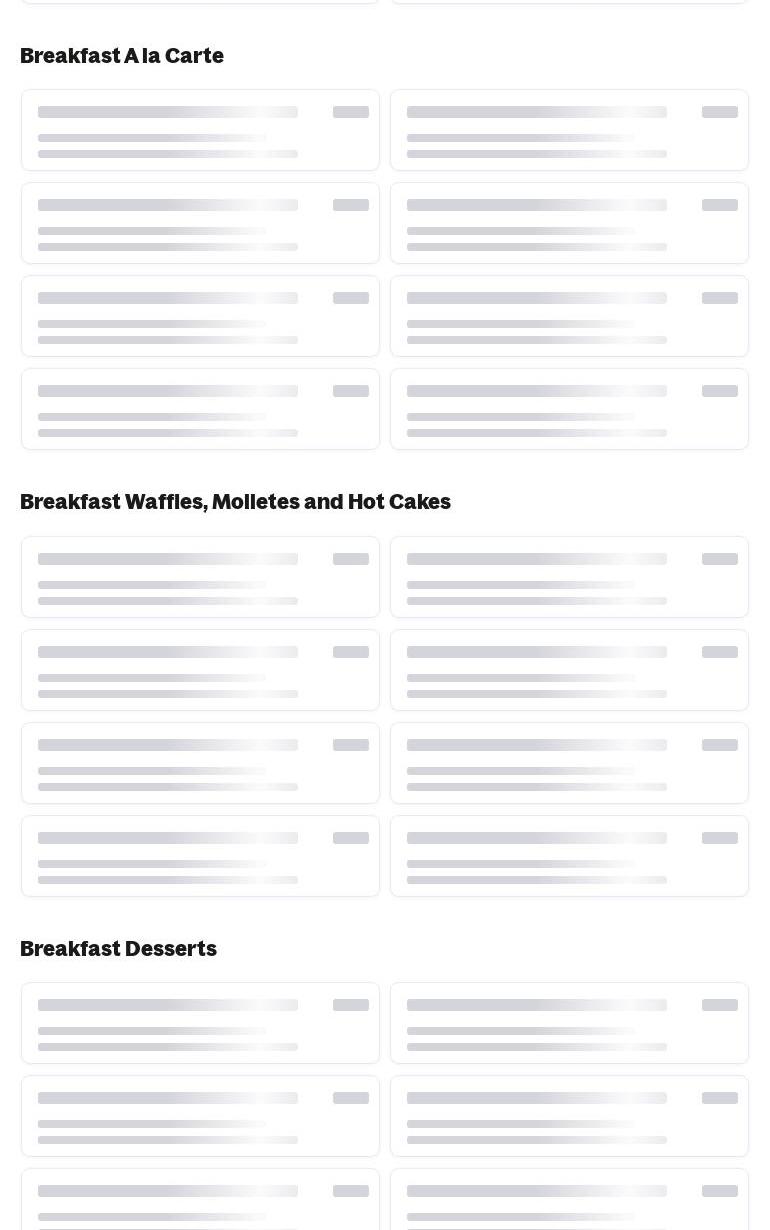 Food Court Menu