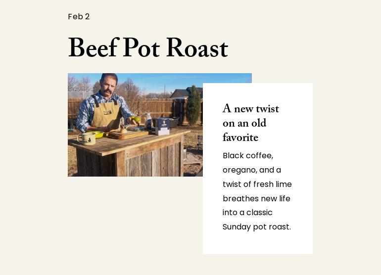 The Outback Cookin' Company Menu