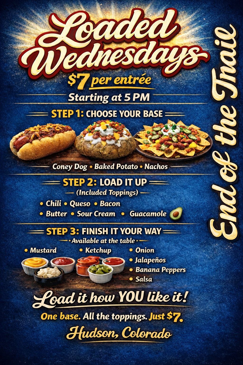 End of the Trail Menu