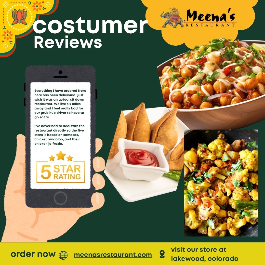 Meena's Restaurant Menu