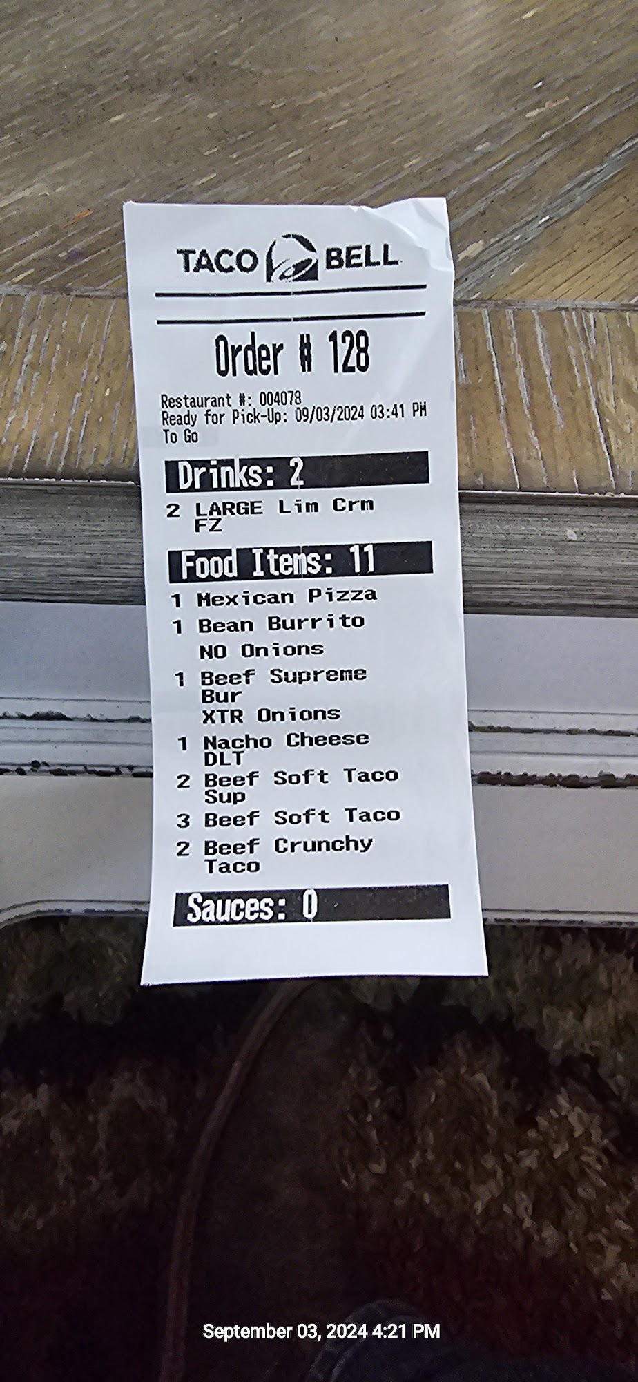 Taco Bell Menu