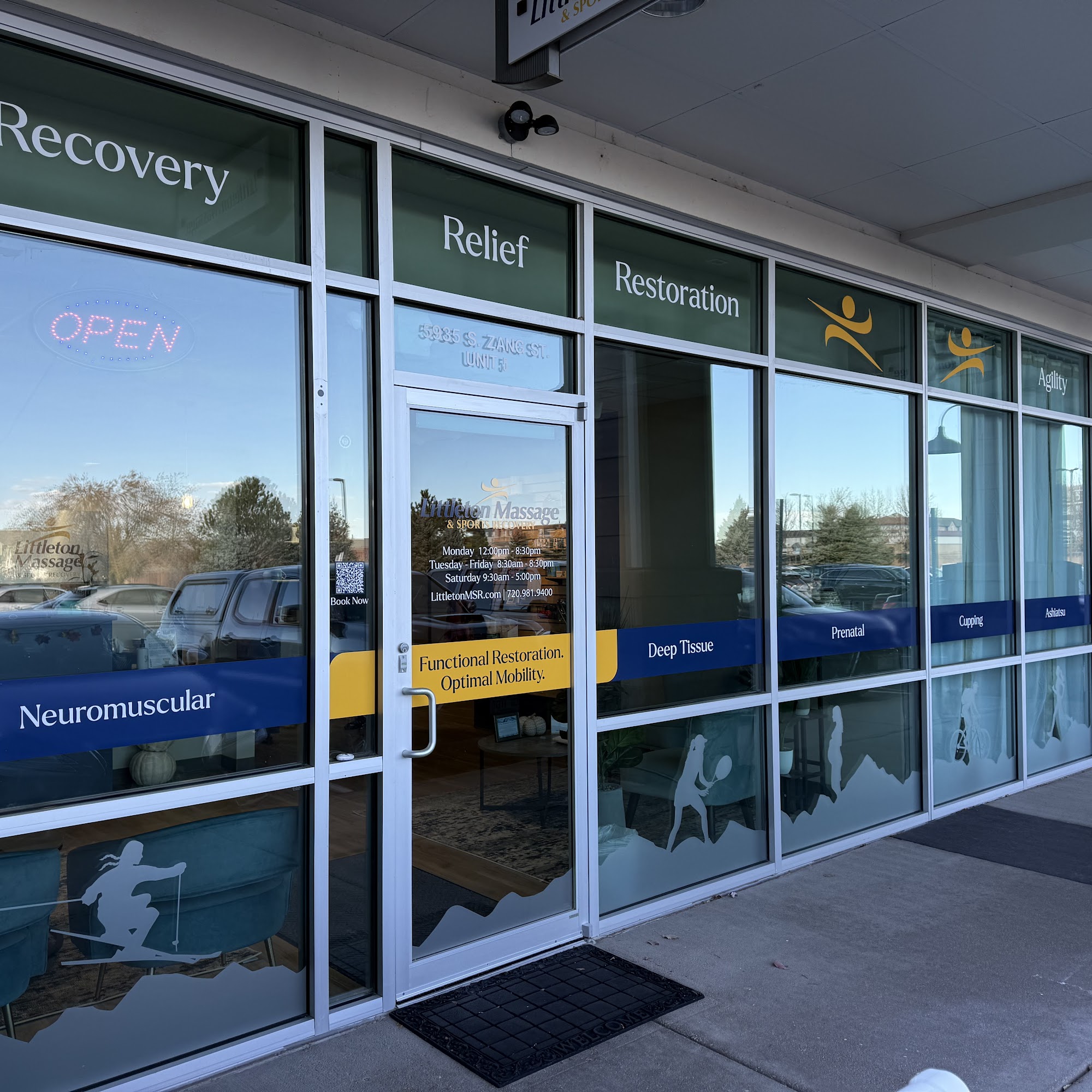 Littleton Massage & Sports Recovery 5935 S Zang St #5, Littleton Colorado 80127
