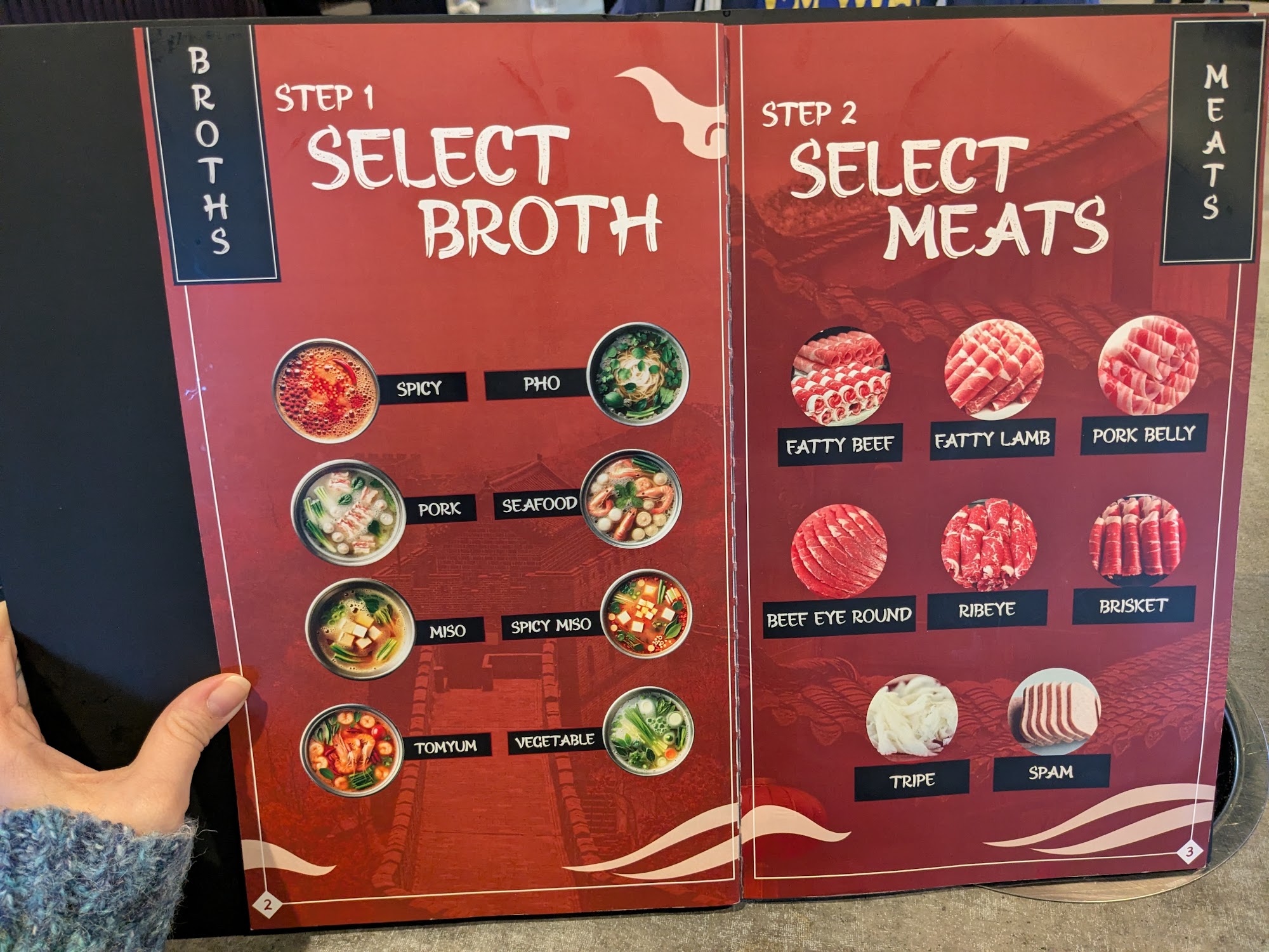 Hotpot Den Menu