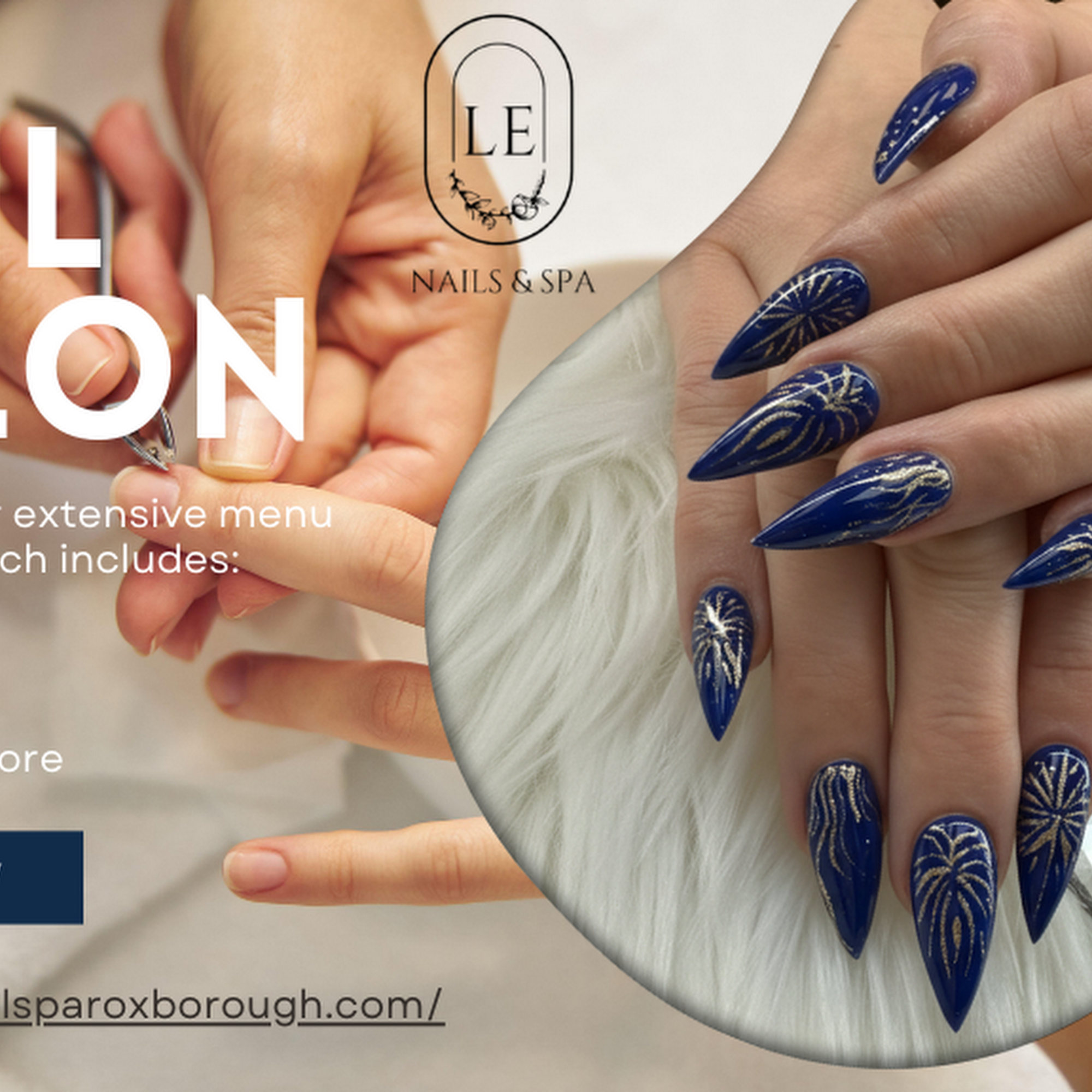 LE Nail & Spa 8357 N Rampart Range Rd #105, Littleton Colorado 80125