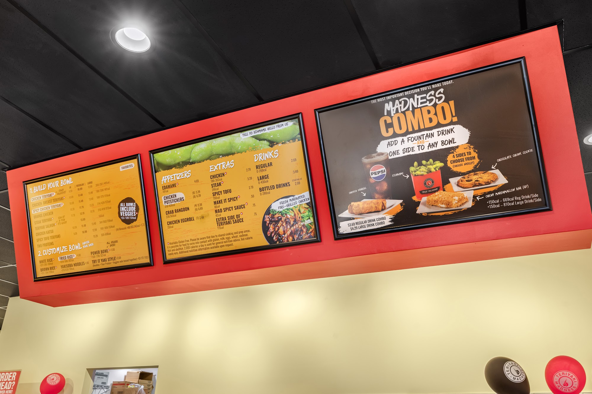 Teriyaki Madness Menu