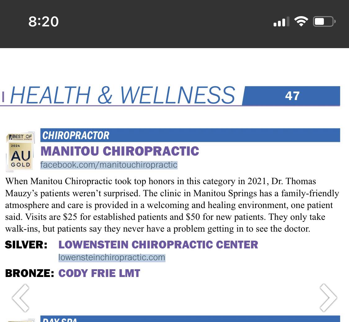 Manitou Springs Clinic of Acupuncture