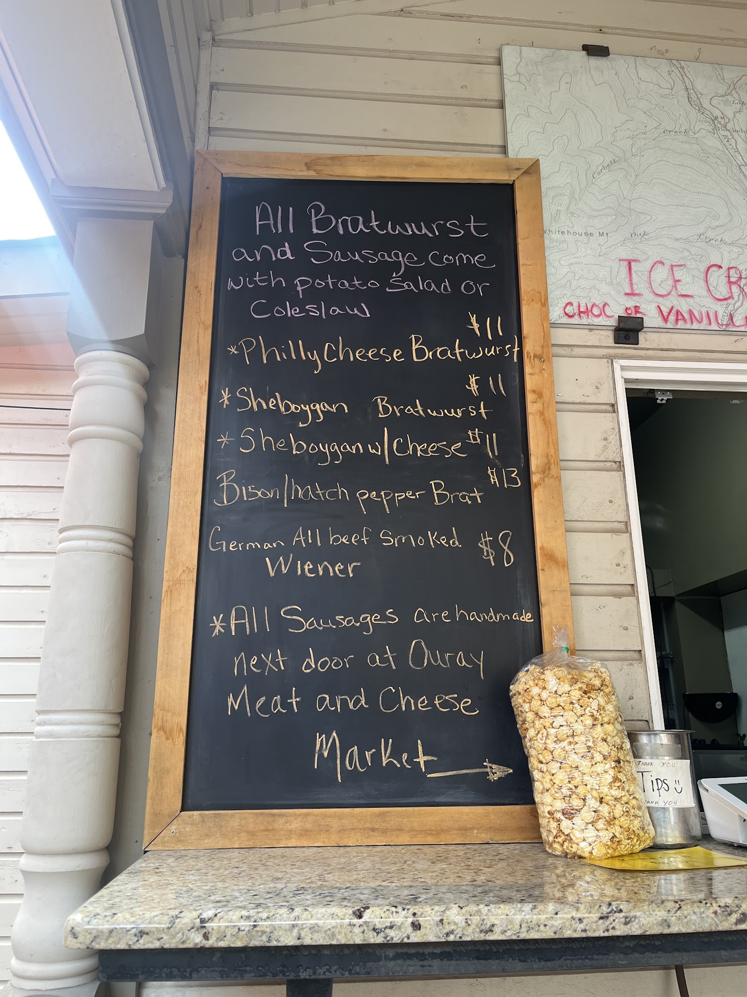 Snowie Colorado Menu