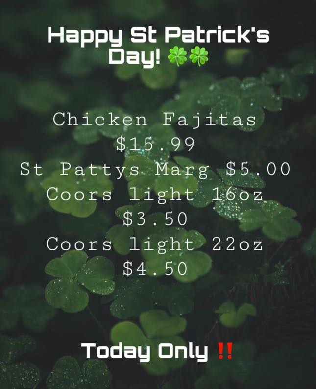 Old Santa Fe Mexican Grill Menu