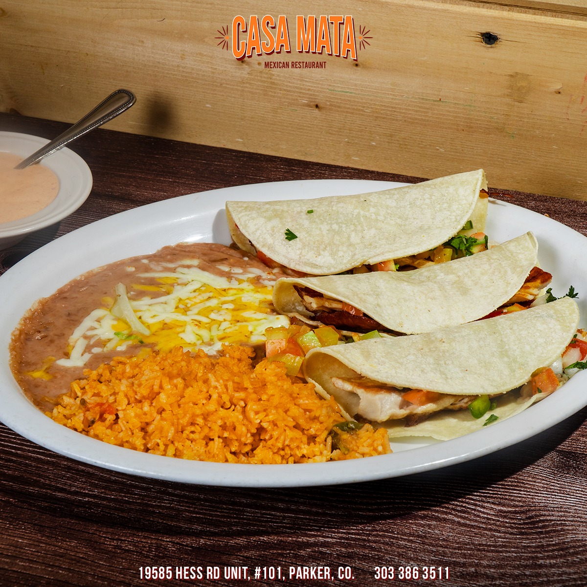 Casa Mata Mexican Restaurant 19585 Hess Rd Unit #10, Parker, CO 80134