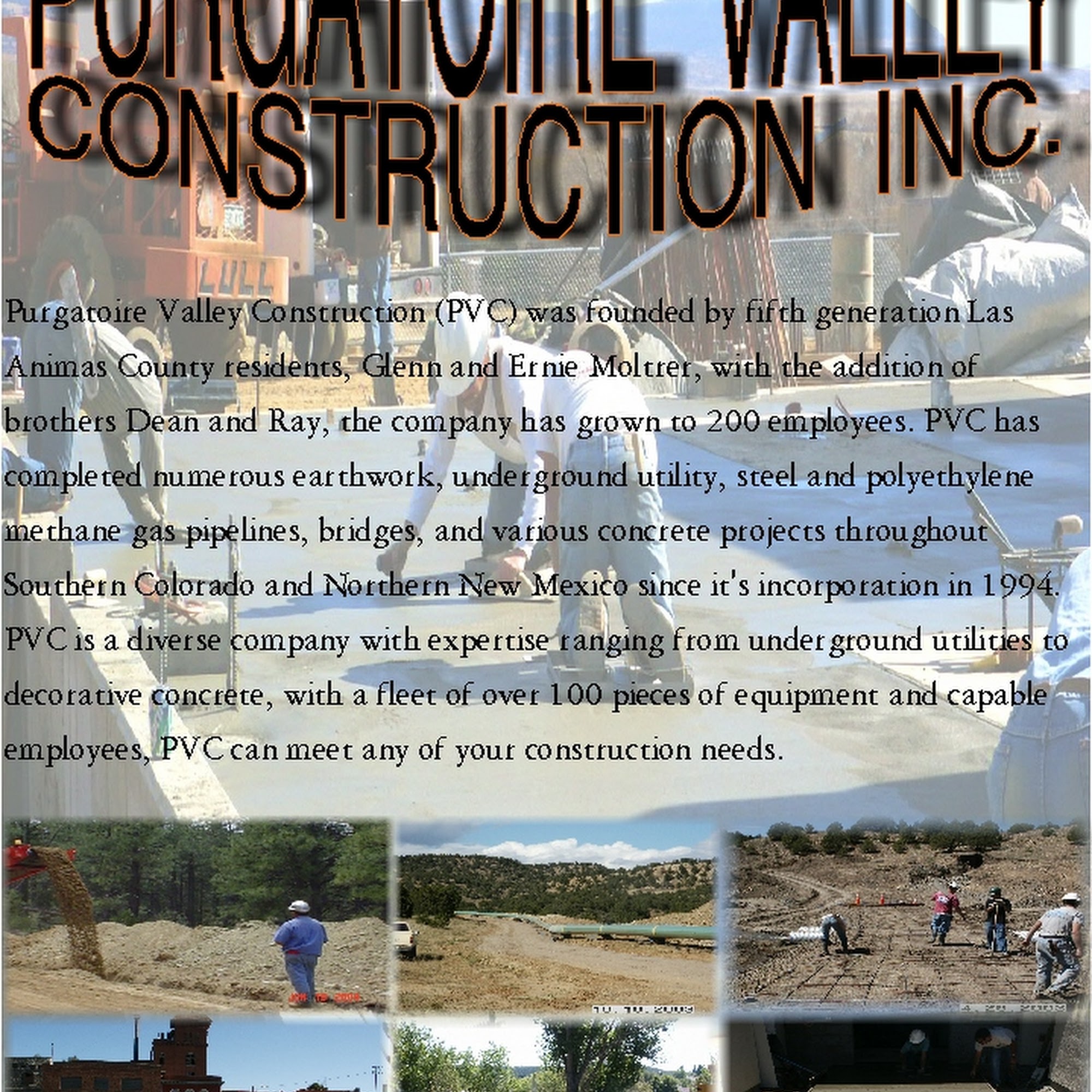 Purgatoire Valley Construction