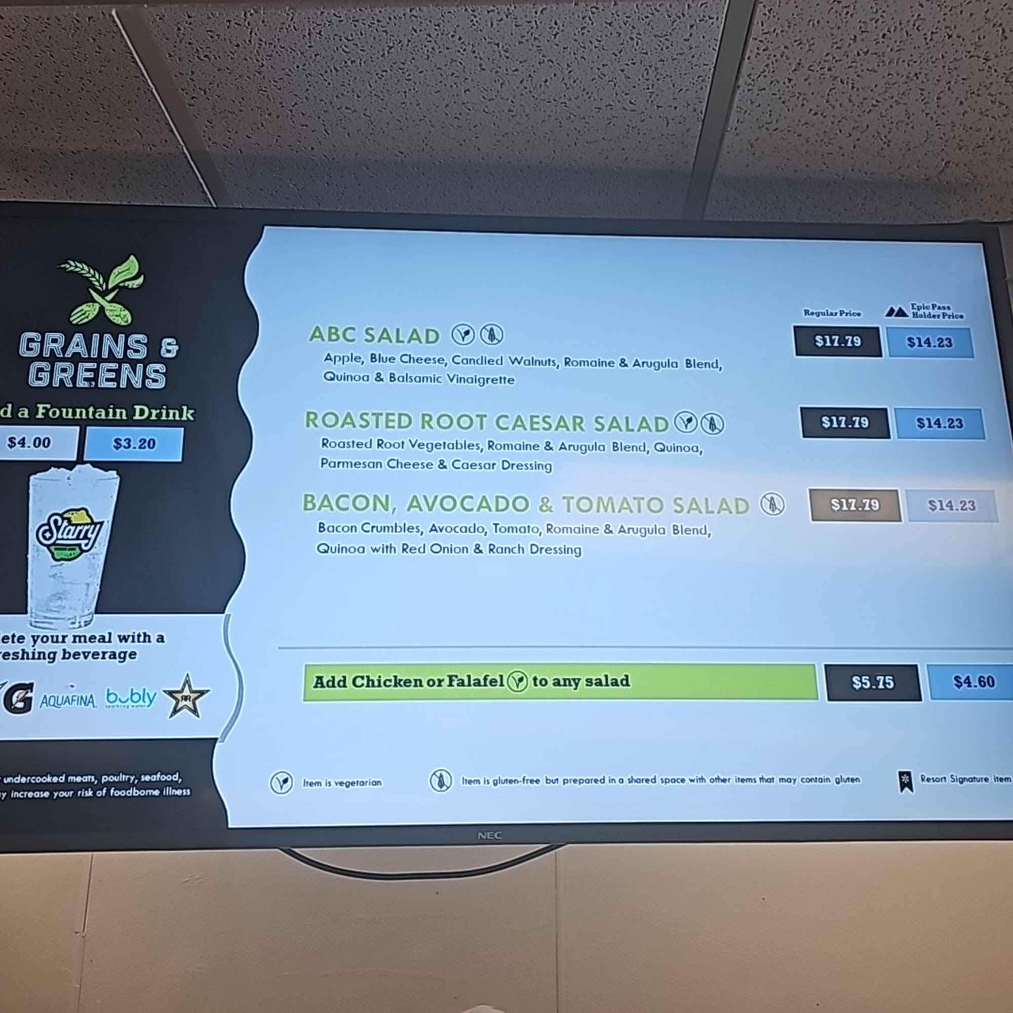 Marketplace at Eagle’s Nest Menu