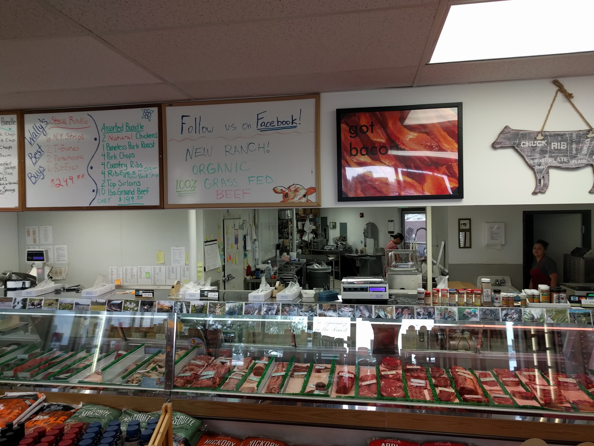 Wally's Quality Meats Menu