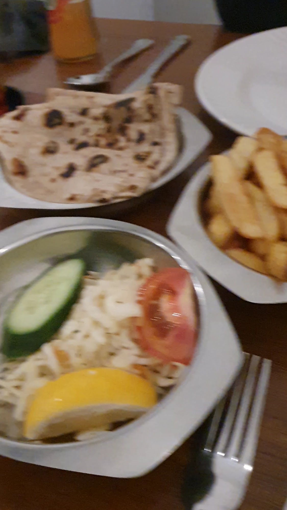 Zaman's restaurant Menu