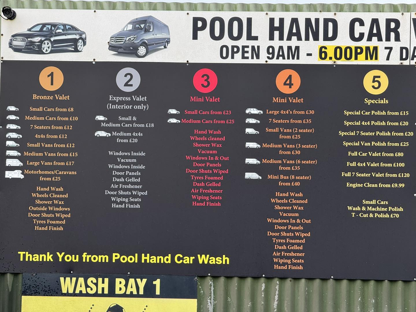 redruth hand car wash