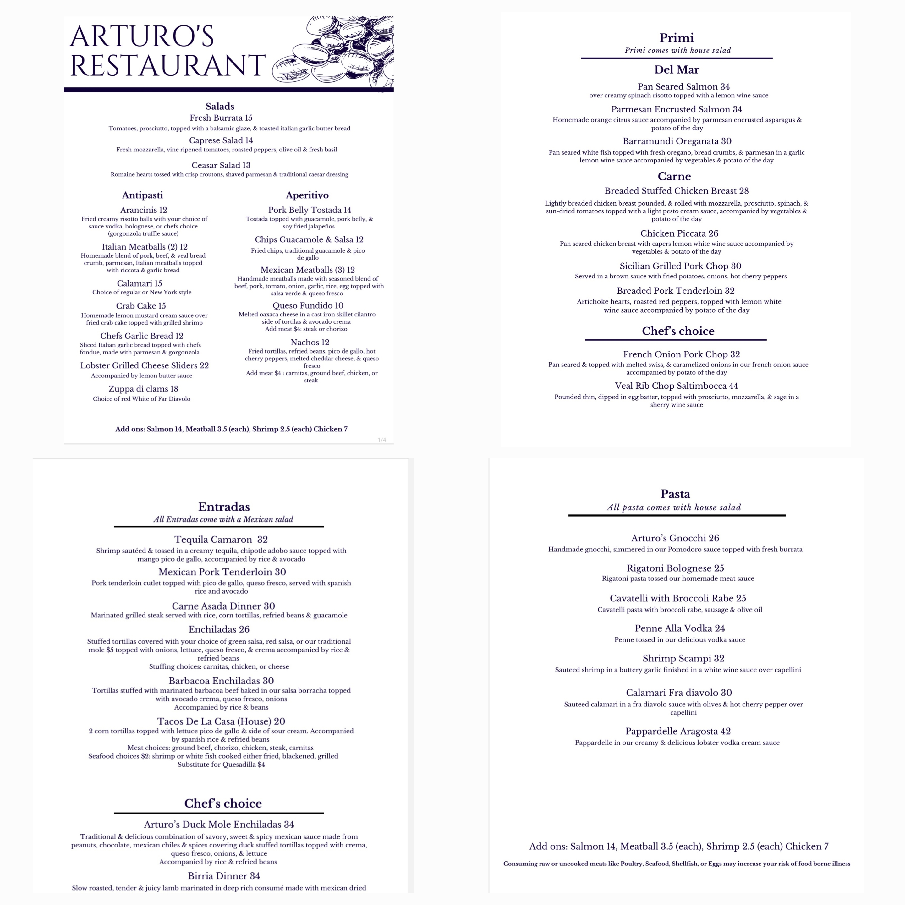 Arturo's Restaurant 53 School Ground Rd, Branford, CT 06405