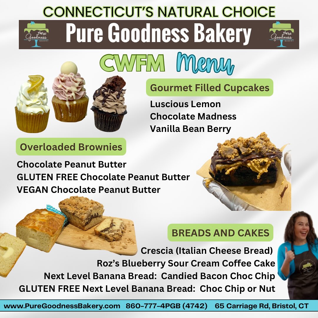 Pure Goodness Bakery Menu