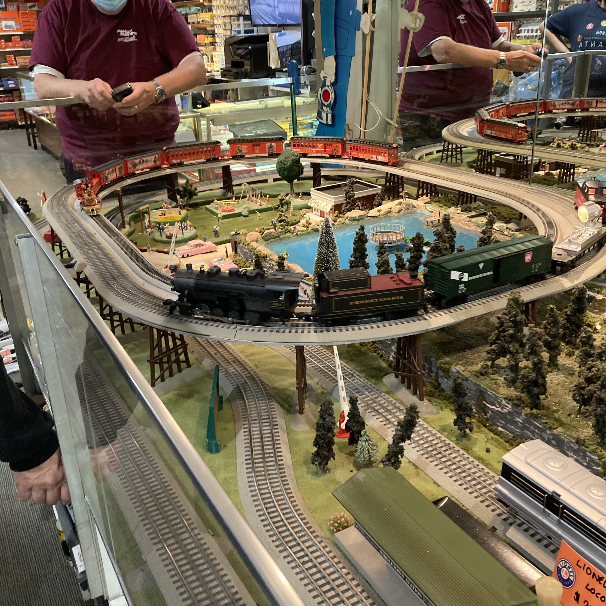 All Aboard Train Depot Brookfield
