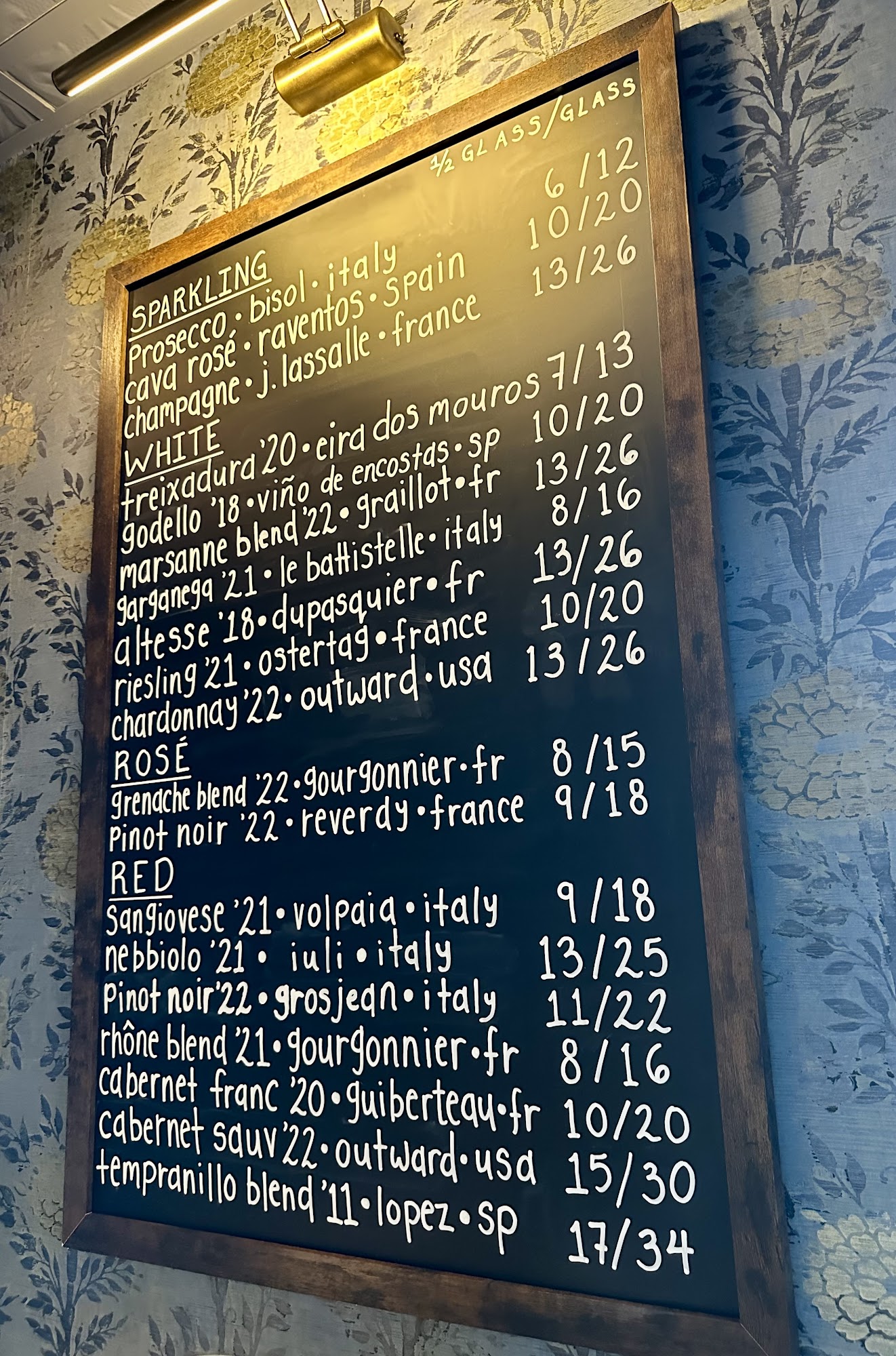 La Cave - Wine Bar Menu