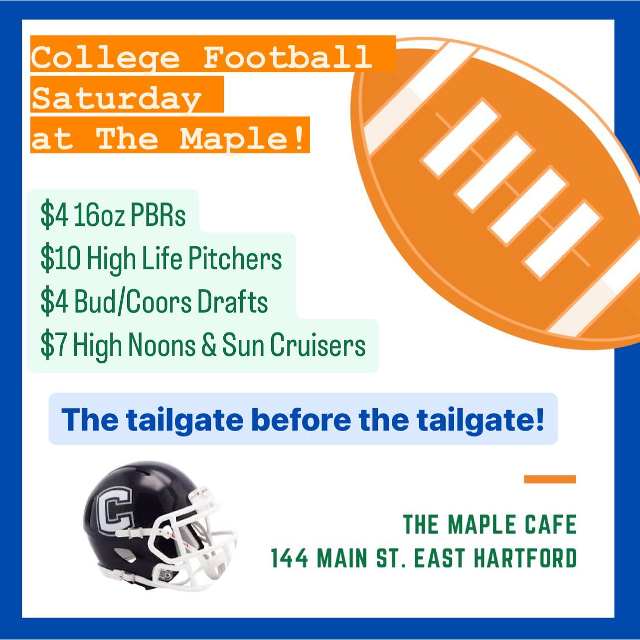 Maple Cafe Menu