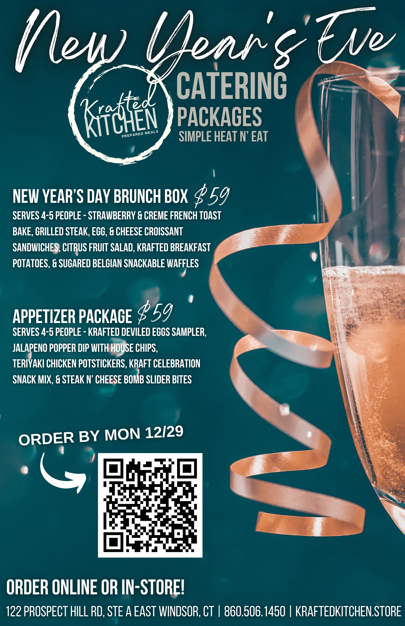 Krafted Kitchen Menu