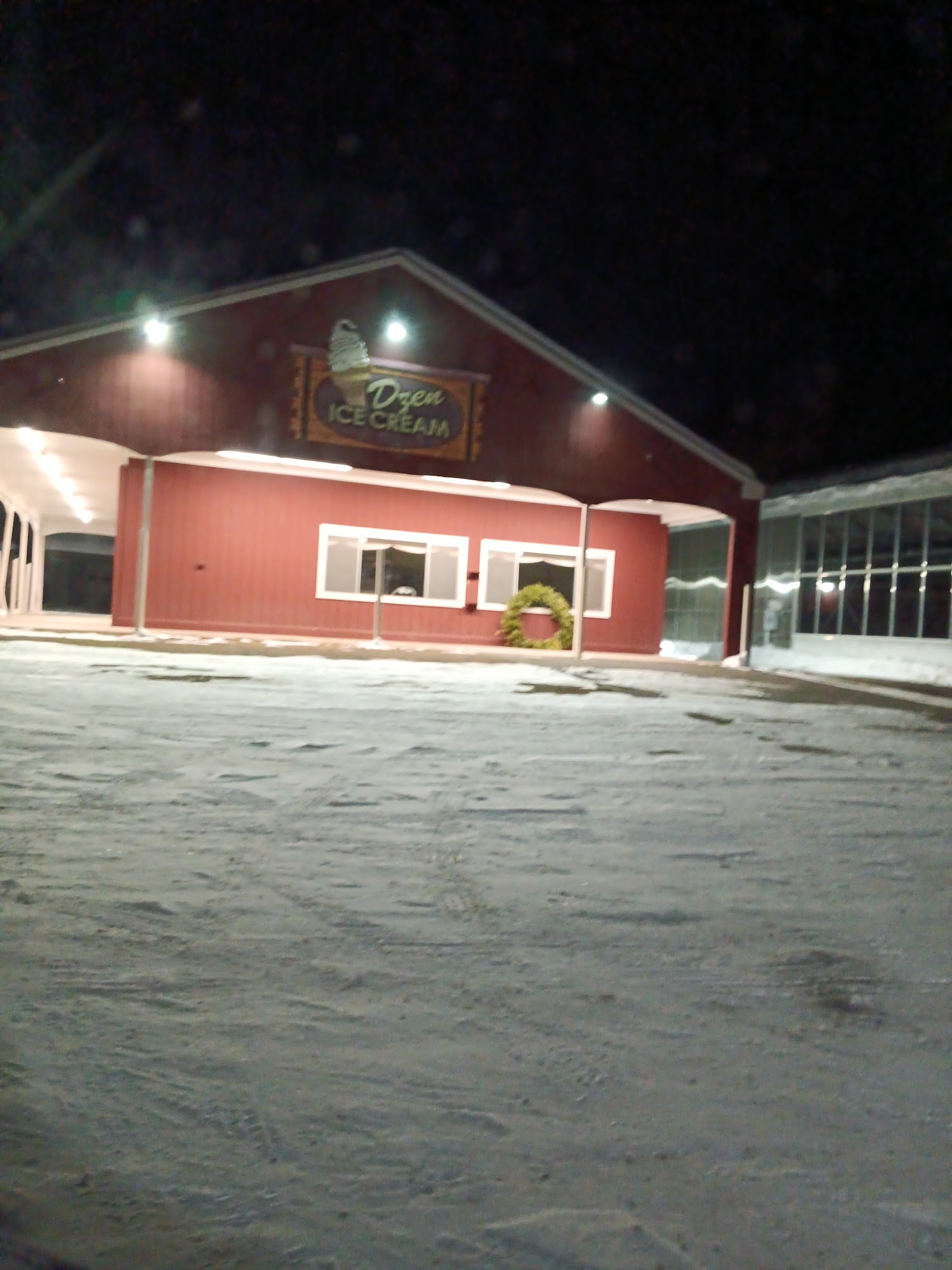 Dzen Ice Cream Menu