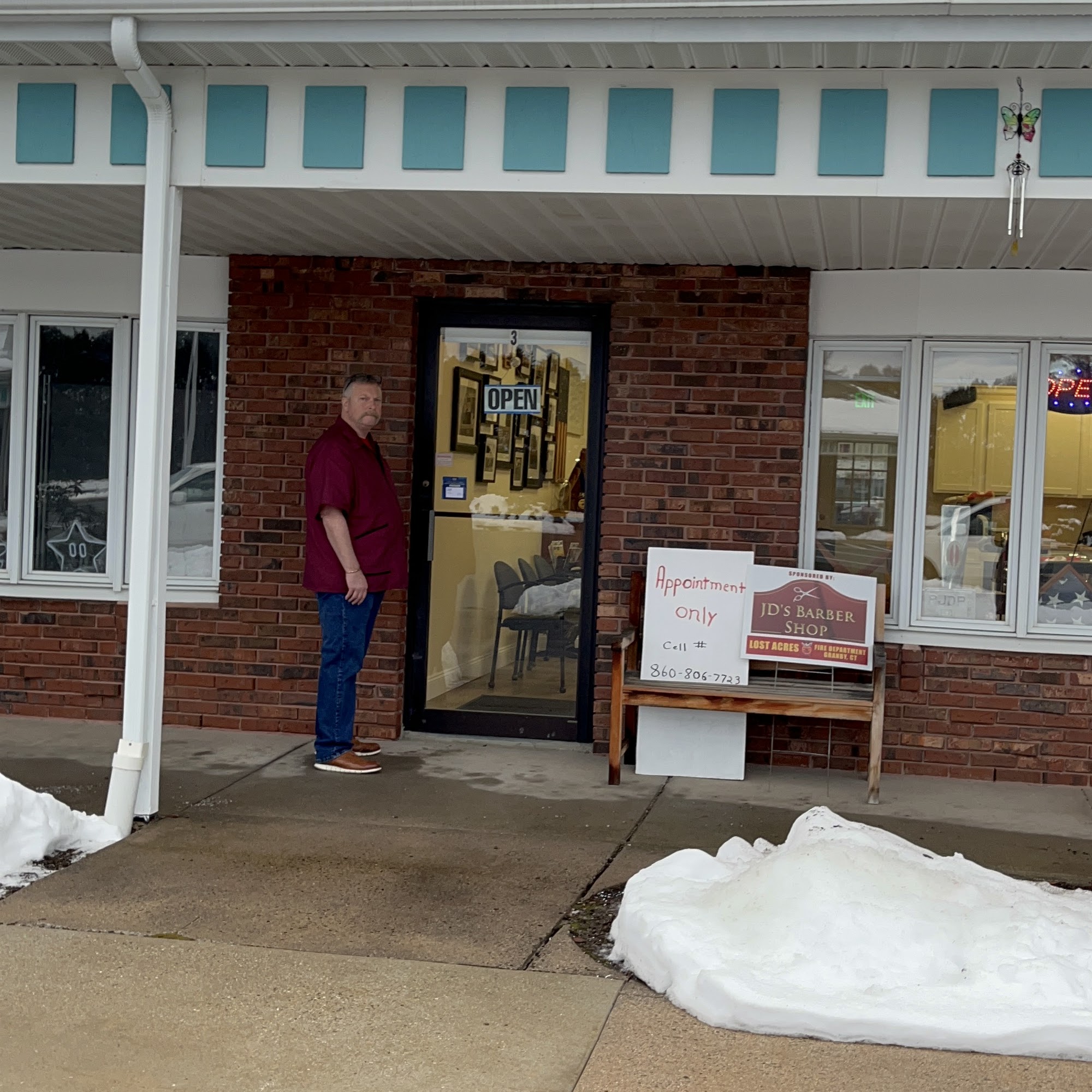 JD’s Barber Shop 518 Salmon Brook St, Granby Connecticut 06035