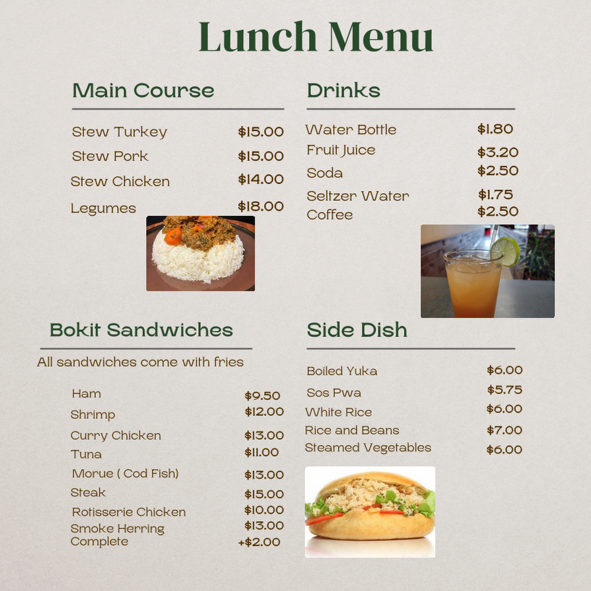 Caribbean Delices Restaurant Groton