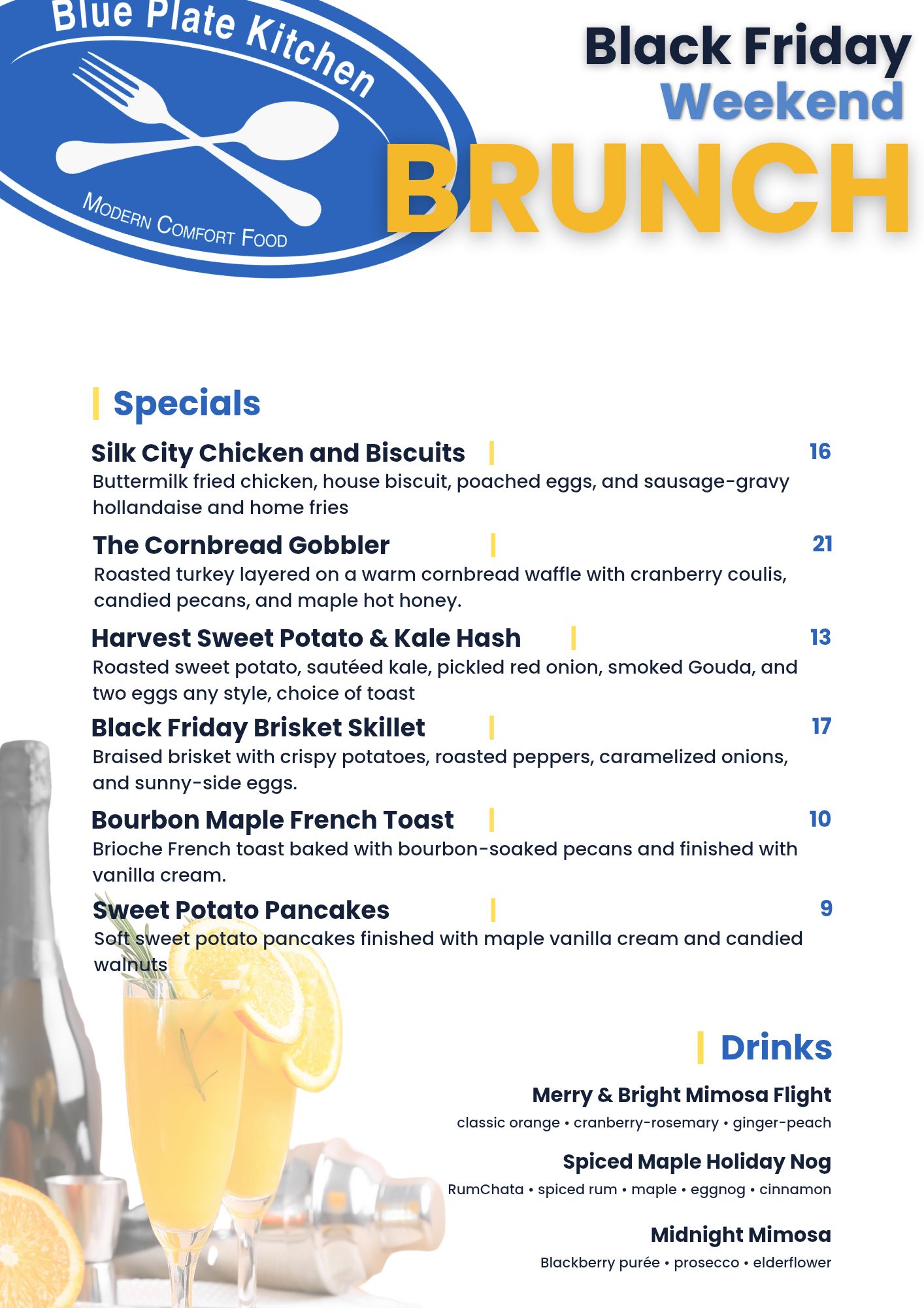 A&C/M&M catering Menu