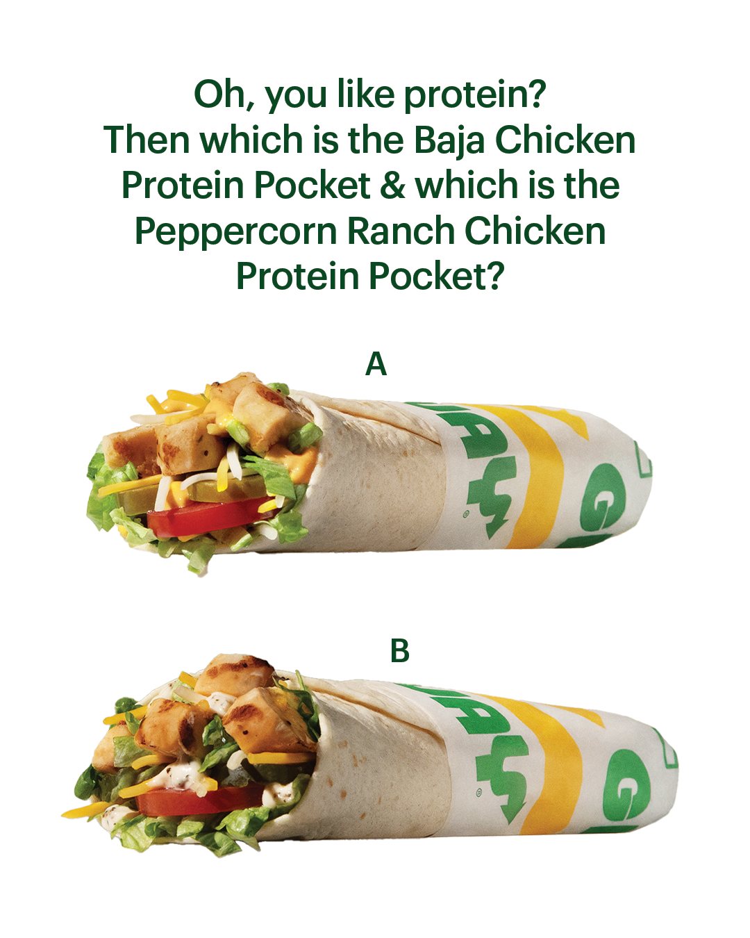 Subway Menu