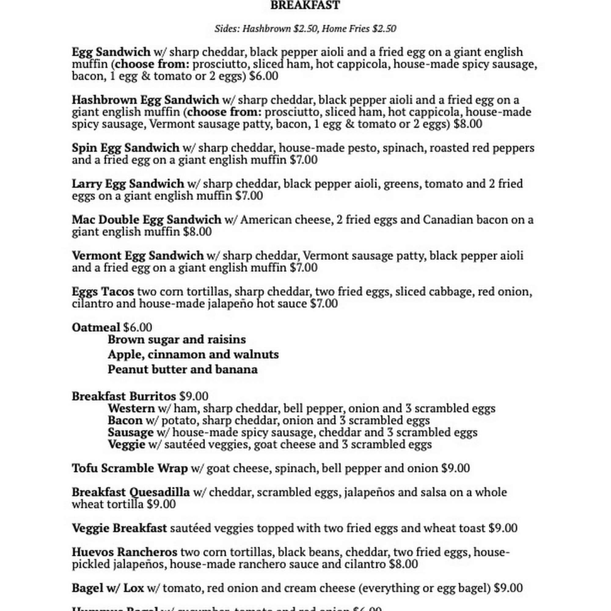 Washington Street Coffee House New London