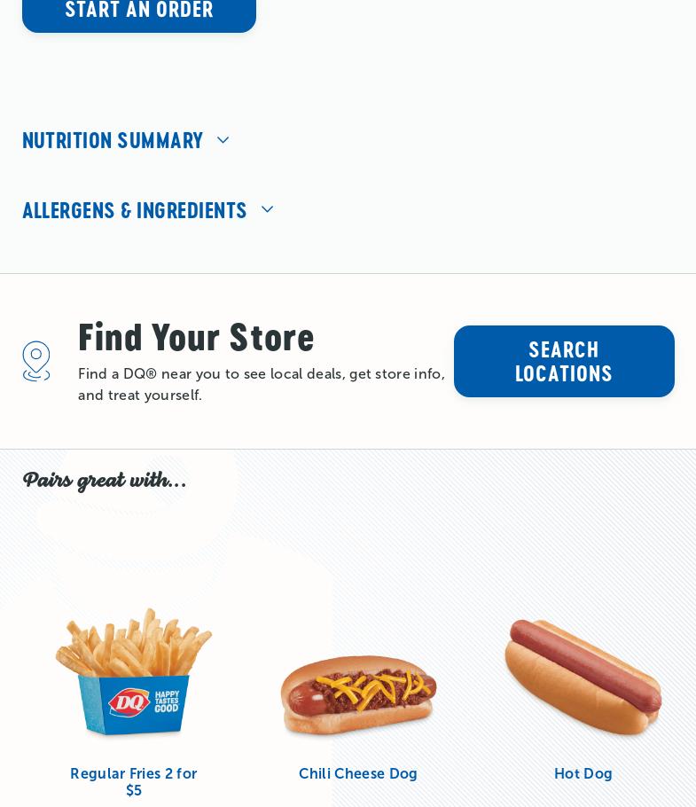 Dairy Queen Grill & Chill Menu