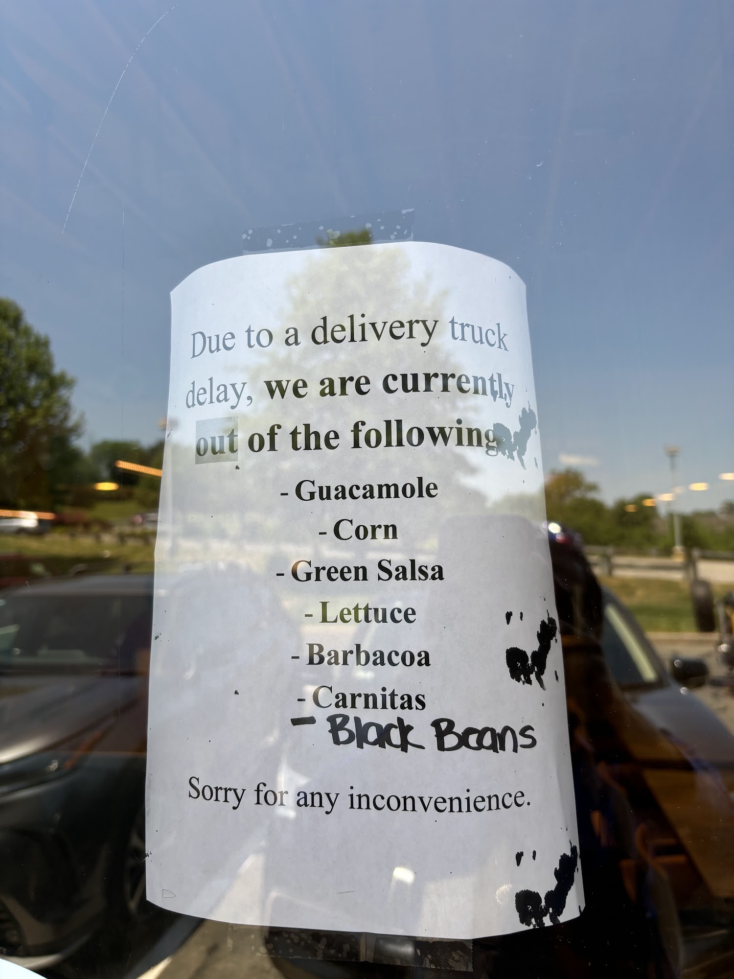 Chipotle Mexican Grill Menu