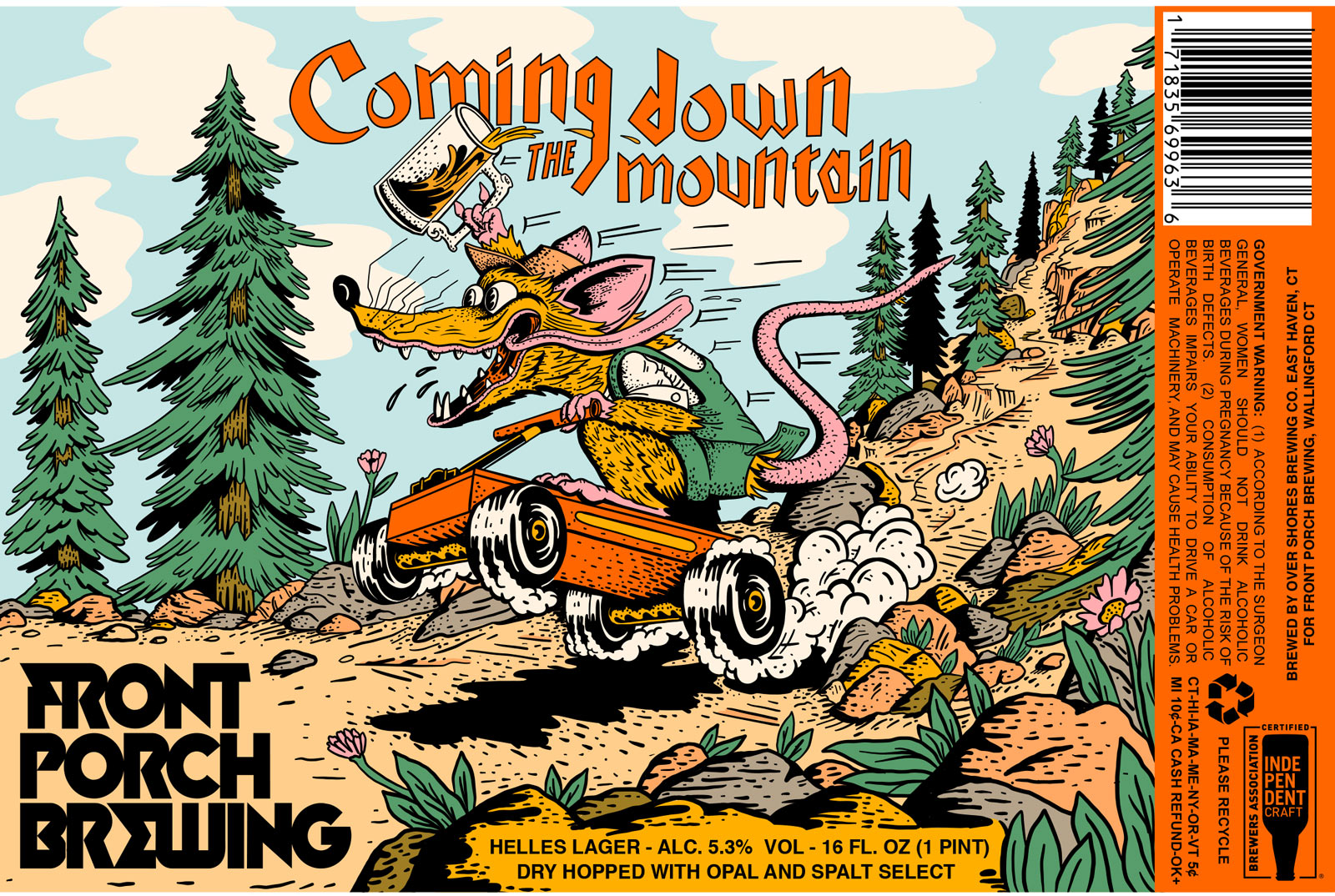 Front Porch Brewing Menu