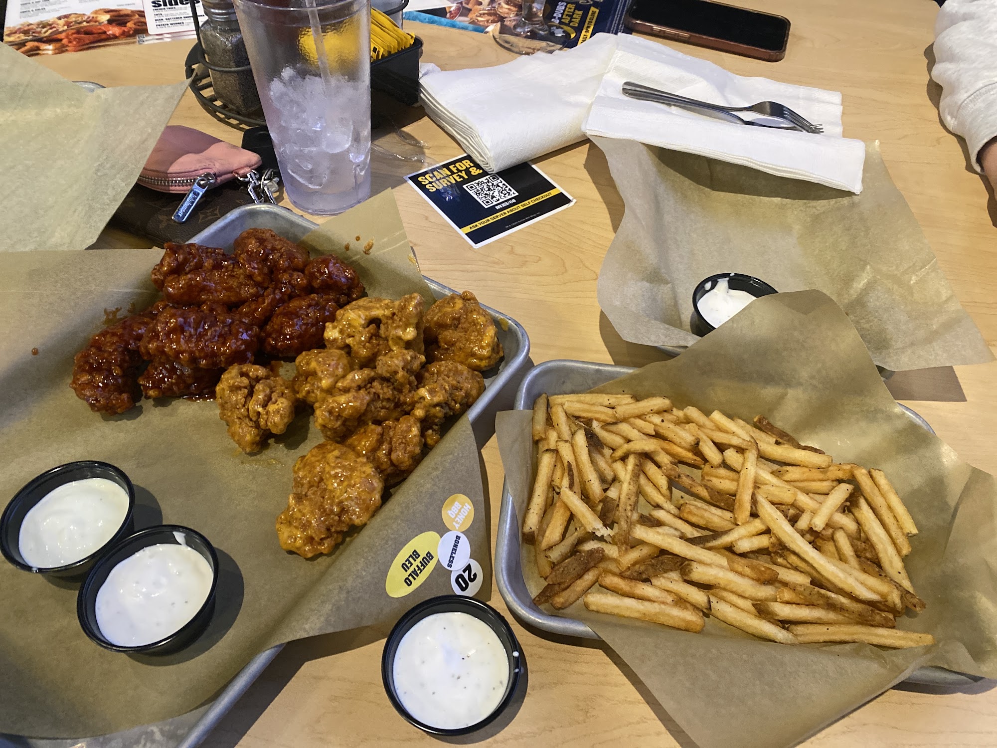 Buffalo Wild Wings Menu